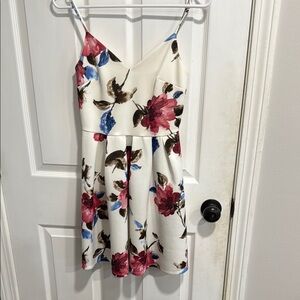 Floral Spaghetti Strap Dress